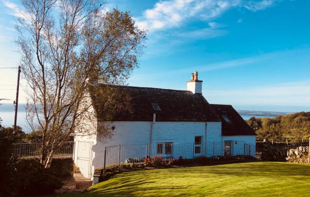 rear garden at Bardristane Forge