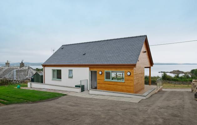 rear view of Curlew Cottage