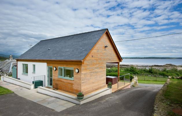 Curlew Cottage view to sea